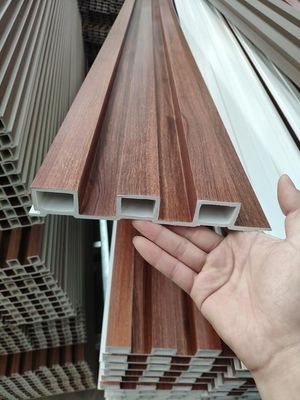 Gỗ thay thế trong nhà 195x28mm Nội thất Bảng tường WPC Bảng tường trang trí WPC