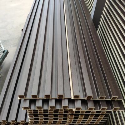 Gỗ thay thế trong nhà 195x28mm Nội thất Bảng tường WPC Bảng tường trang trí WPC