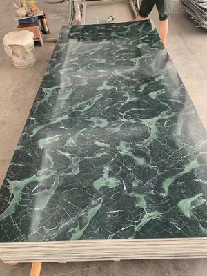 Tấm UV phủ PVC Tấm đá cẩm thạch Trang trí nội thất Bảng nền tường