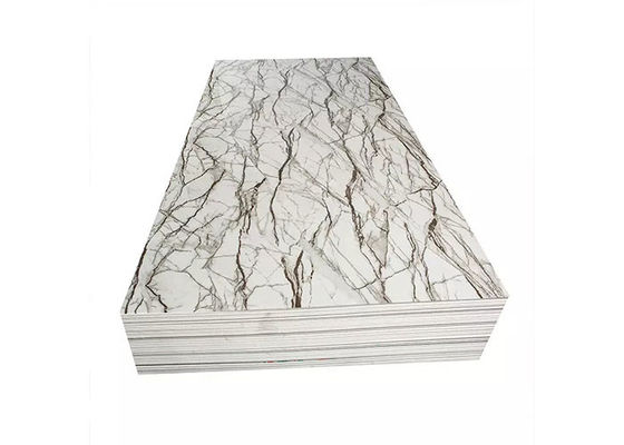 Tường nội thất Tấm nhựa PVC chống thấm UV bằng đá cẩm thạch 1220x2800mm