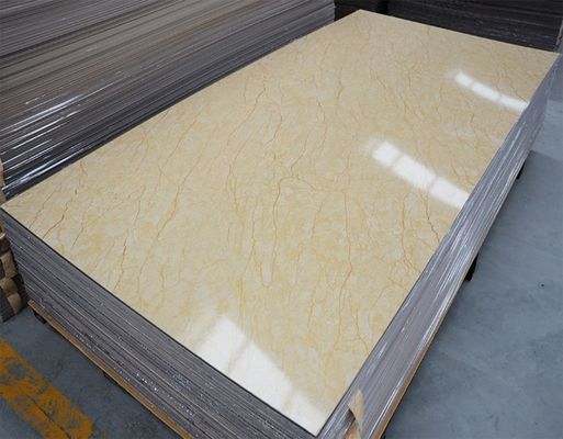 Đá cẩm thạch thay thế nội thất trang trí PVC Tấm đá cẩm thạch UV 1220x2800x3mm