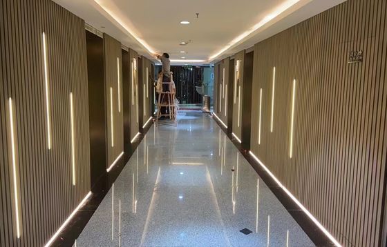 Co Extrusion Ngoại thất Bảng tường WPC Bảng tường ngoài trời 219x26mm