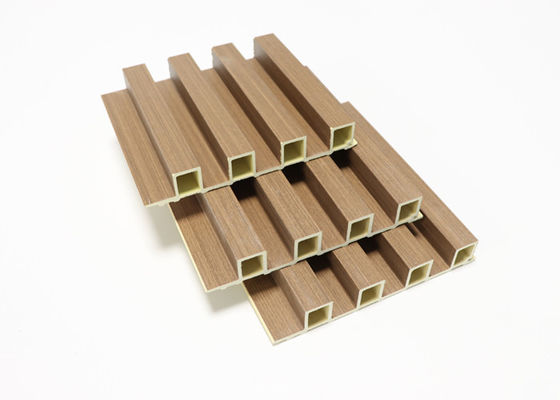Tấm tường WPC nội thất 15cmx9mm Tấm tường có rãnh chống nước 16,5cmx2,5cm