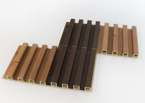 Trang trí trong nhà Tấm ốp tường WPC tổng hợp bằng gỗ có rãnh 160mm x 24mm Chống nước