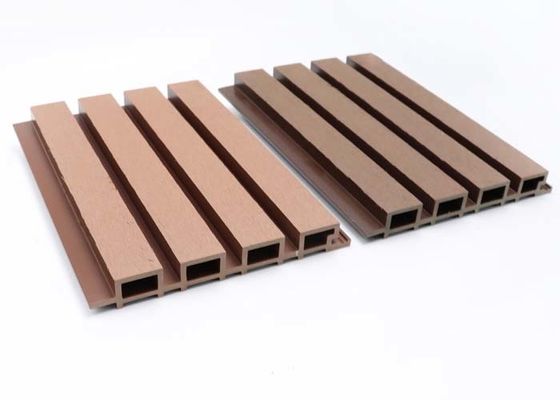 Tấm ốp tường 3D ngoại thất 140mm - 160mm Tấm ốp tường WPC vân gỗ