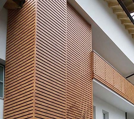 Tấm nhựa tổng hợp ngoại thất sân vườn Tấm tường WPC Tấm tường WPC chống thấm
