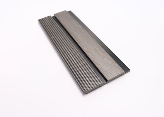Màu gỗ Ả Rập Saudi nội thất có rãnh Bảng tường PS để trang trí nội thất