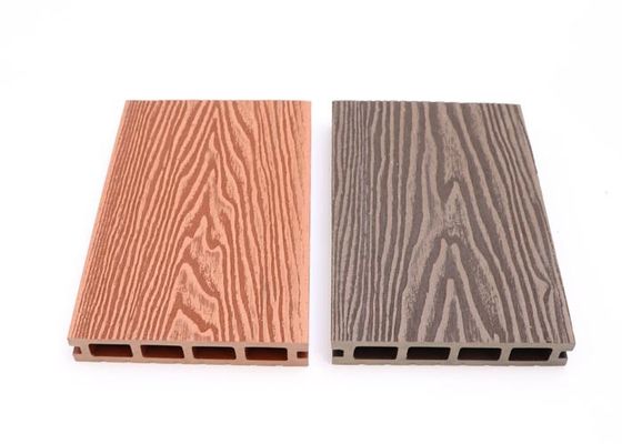 Ẩn khung sàn Garden WPC Decking 18mm Cài đặt dễ dàng Thiết kế hiện đại