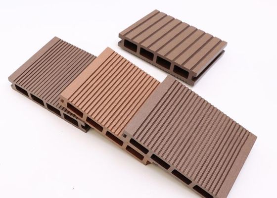 Ẩn khung sàn Garden WPC Decking 18mm Cài đặt dễ dàng Thiết kế hiện đại