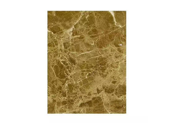 Trang trí tường nội thất PVC Tấm đá cẩm thạch 3D In UV Board