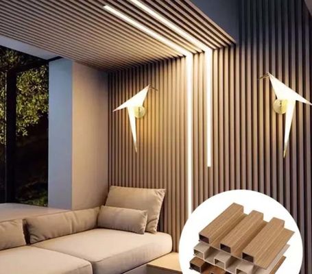 Gỗ nhựa tổng hợp nội thất Bảng tường WPC Bảng tường WPC trong nhà