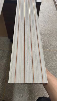 Trang trí chống thấm PS Nội thất 3D Tấm ốp tường bằng gỗ Cornice Moulding