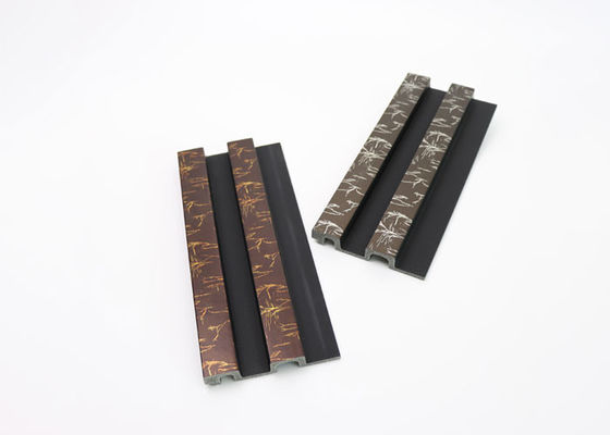 Tấm ốp tường trang trí màu gỗ Polystyrene 3d Ps Tấm ốp tường có rãnh