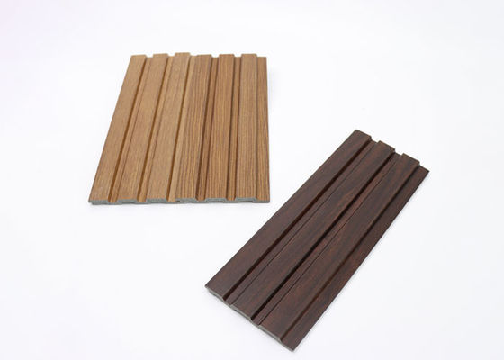 Tấm trong nhà Tấm ốp tường PS với đường bạc vàng cho nền 120x12mm