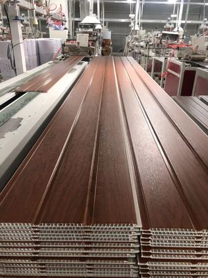 Tấm trần PVC trang trí bằng gỗ Laminate 25cm Tấm ốp tường bằng nhựa Nội thất