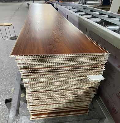 Tấm trần PVC trang trí bằng gỗ Laminate 25cm Tấm ốp tường bằng nhựa Nội thất