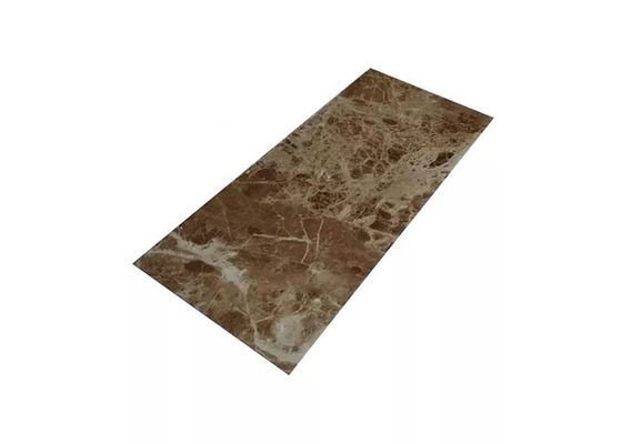 Tấm đá cẩm thạch PVC 1220x2800mm Trang trí nội thất có độ bóng cao cho phòng tắm