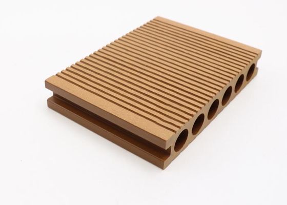 Interlock Decking 3D dập nổi WPC Composite Decking Sàn nhựa