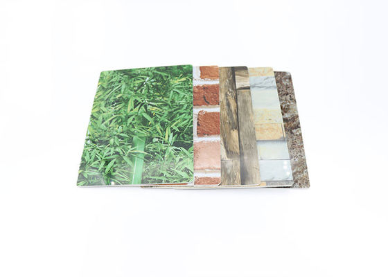 Tấm đá cẩm thạch PVC UV 1220x2800mm Trang trí tường nội thất không thấm nước