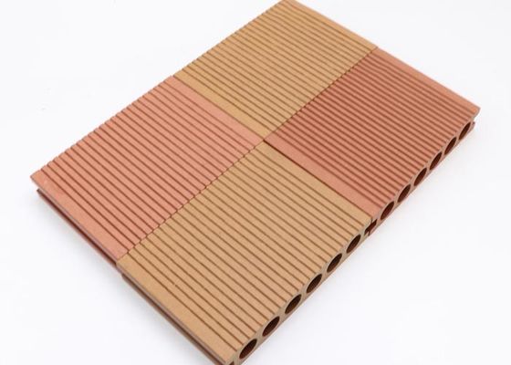 Sàn gỗ nhựa ngoài trời WPC Decking 3D dập nổi bằng gỗ nhựa tổng hợp