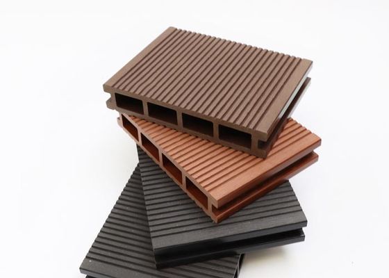 Co Extrusion Ngoại thất WPC Decking Tấm ván sàn composite rỗng
