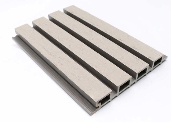 Bảng tường WPC ngoại thất sang trọng có độ bóng cao Bảng tường ngoài trời Chống thấm Co Extrusion