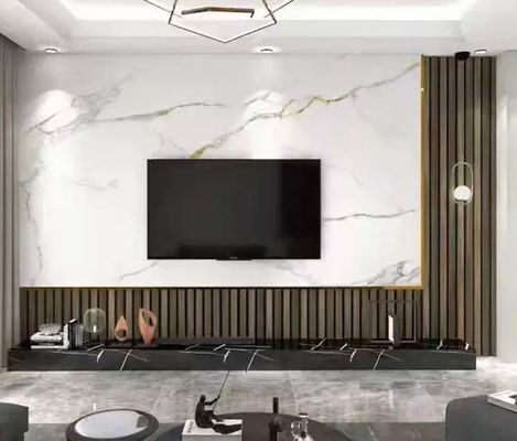 Tấm tường PS có rãnh cách âm chống thấm nước Lắp đặt dễ dàng Gỗ nhựa tổng hợp