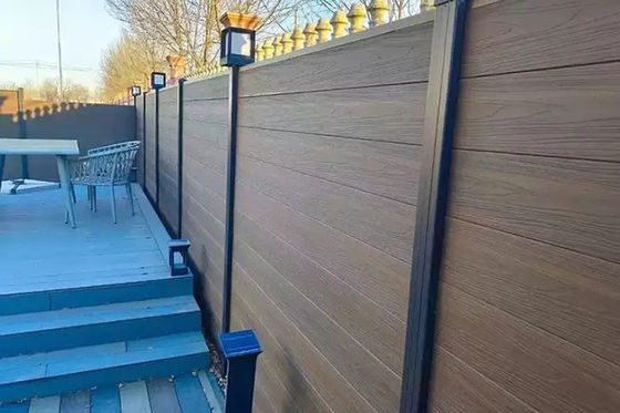 Bảng điều khiển WPC tường PVC chống thấm nước cho trang trí chống trượt ngoài trời Thân thiện với môi trường