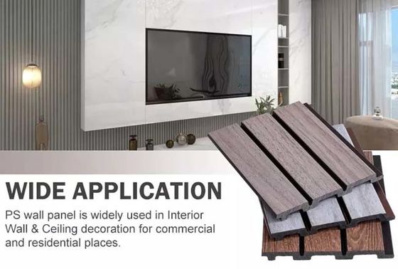 Trang trí nội thất Tấm tường Polystyrene chống thấm Tấm ốp tường PS tùy chỉnh