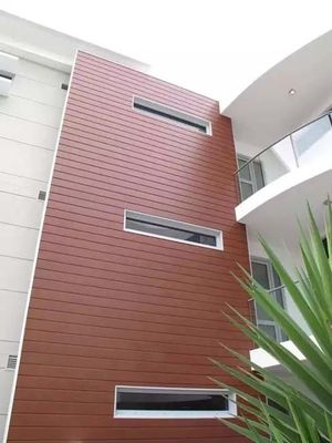 Esay Để cài đặt Bảng điều khiển PS Ngoại thất Bảng tường PS bằng gỗ 3D có rãnh