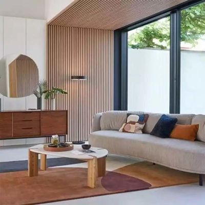 Esay Để cài đặt Bảng điều khiển PS Ngoại thất Bảng tường PS bằng gỗ 3D có rãnh