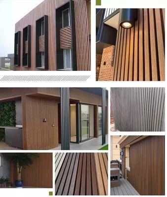 Esay Để cài đặt Bảng điều khiển PS Ngoại thất Bảng tường PS bằng gỗ 3D có rãnh