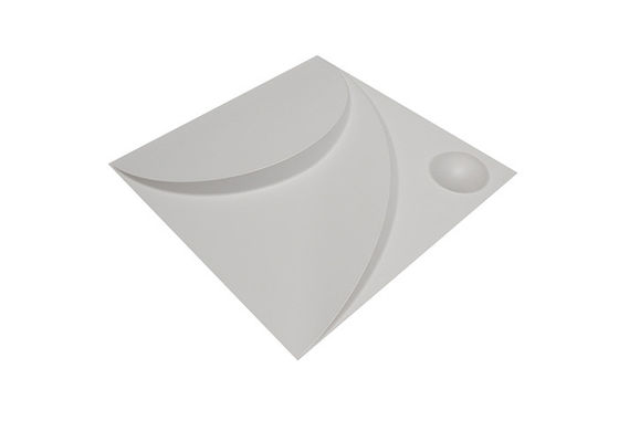 Tấm ốp tường 3D trang trí nội thất PVC chống thấm 1mm Thiết kế kim cương vàng sáng bóng