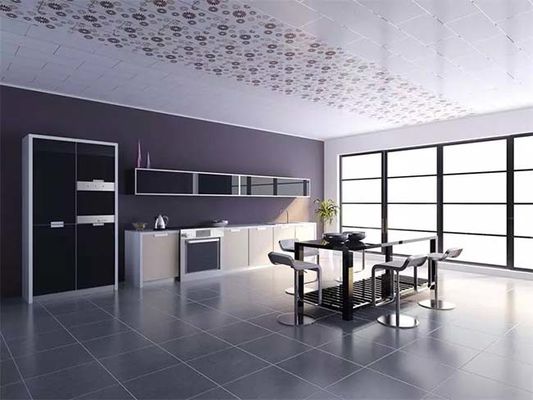 Độ dày 4,5mm - 15mm Tấm ốp tường PVC nội thất Thiết kế gạch