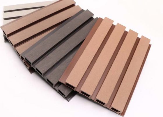 Vật liệu trang trí ngoại thất tấm ốp tường WPC nhiều màu HDPE 219x26mm