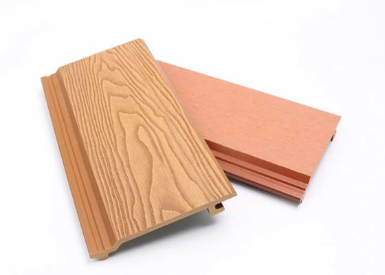 Vật liệu trang trí bảng tường WPC ngoại thất nhiều màu HDPE 148x21mm