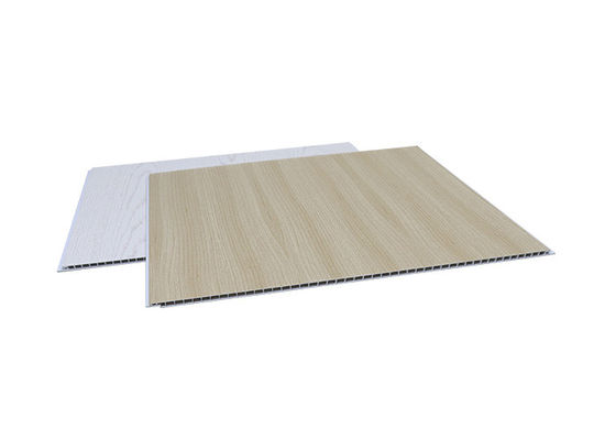 Tấm trần gỗ PVC trong nhà Tấm nhựa PVC tổng hợp Tấm ốp tường có rãnh