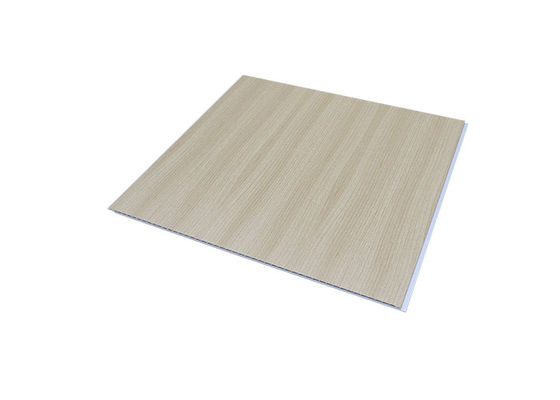 Tấm trần gỗ PVC trong nhà Tấm nhựa PVC tổng hợp Tấm ốp tường có rãnh