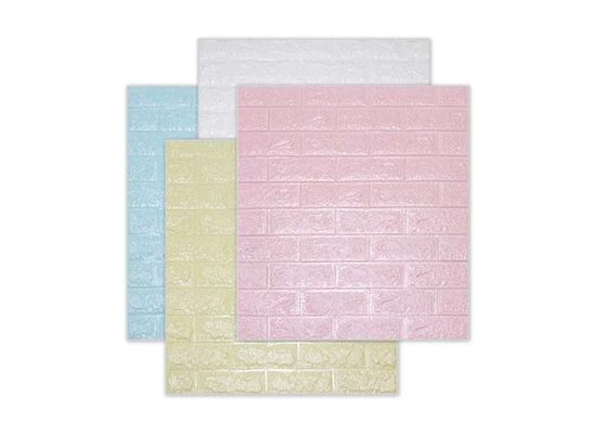Hình nền gạch PE xốp 77x70cm Nhãn dán tường xốp PE tự dính 3D