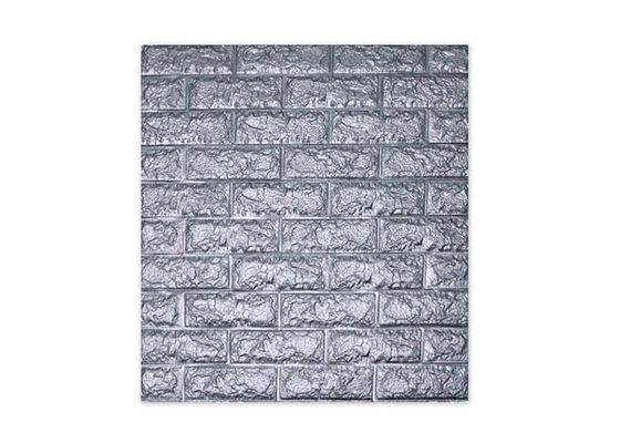 Tự dính 3D Xốp Gạch trang trí Xốp dán tường cuộn cho trang trí phòng khách