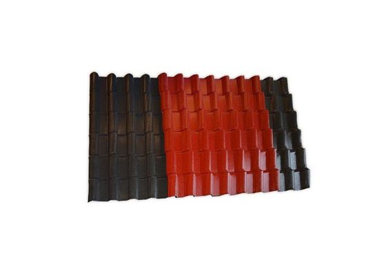 Nhựa tổng hợp U Shape Mái ngói năng lượng mặt trời Lớp phủ đầy màu sắc