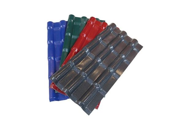 Nhựa tổng hợp U Shape Mái ngói năng lượng mặt trời Lớp phủ đầy màu sắc