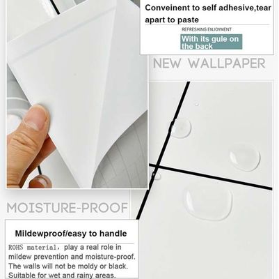 Giấy dán tường bằng đá cuộn 3d Gạch PVC Giấy dán tường Nhãn dán Giấy dán tường tự dính
