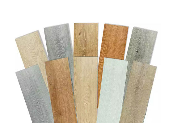 Kết cấu gỗ Ván sàn Vinyl Ván sàn SPC 1220x180mm Lõi nhựa bằng đá Nhấp chuột nhân tạo