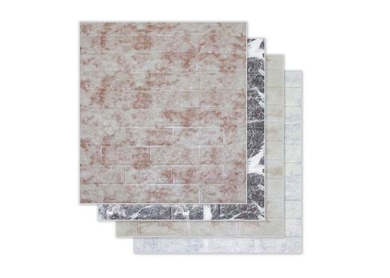 Tự dính 60x70cm Hình nền xốp PE 3D Miếng dán tường xốp Chống ẩm