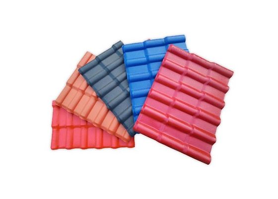 Nhựa tổng hợp PVC Mái ngói đỏ Trang trí ngoài trời chống cháy
