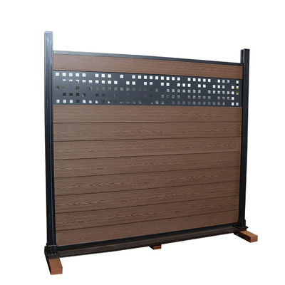 Tấm hàng rào WPC bằng gỗ tổng hợp bằng nhựa Chống tia cực tím bền vững