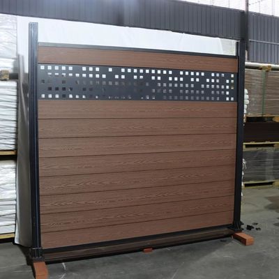 Tấm hàng rào Wpc bằng nhựa tổng hợp bằng gỗ không thấm nước ngoài trời 180 * 25mm