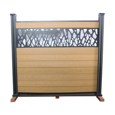 Tấm hàng rào Wpc bằng nhựa tổng hợp bằng gỗ không thấm nước ngoài trời 180 * 25mm