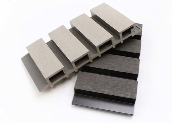 Vân gỗ ngoại thất Tấm tường WPC Tấm ốp ngoài trời Co đùn chống cháy